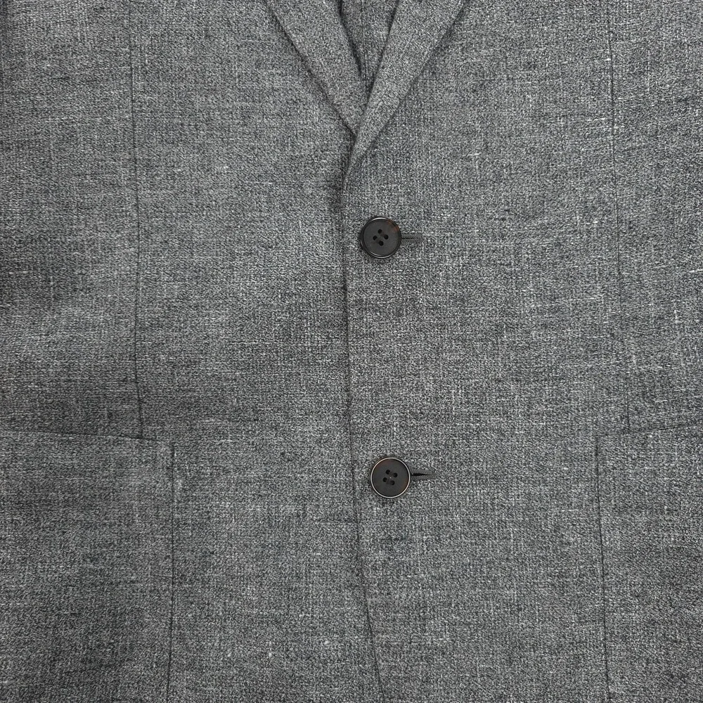 Suitsupply Blazer Mens 52 Gray Pure Linen Havana HL Angelico‎ Sport Coat Jacket